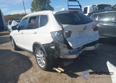 2013 BMW X3 xDrive28I из США, поврежденный, VIN 5UXWX9C58D0D01351